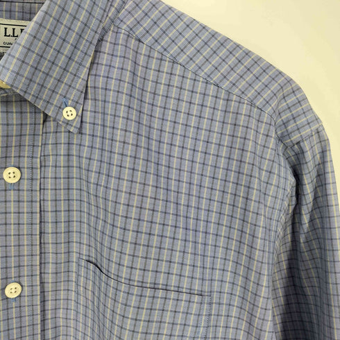 エルエルビーン L.L.Bean WRINKLE RESISTANT チェック ボタンダウンシャツ メンズ M-REG