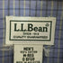 エルエルビーン L.L.Bean WRINKLE RESISTANT チェック ボタンダウンシャツ メンズ M-REG