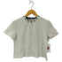 カルバンクラインジーンズ Calvin Klein Jeans ネックロゴ クロップド半袖Tシャツ レディース XS