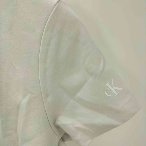 カルバンクラインジーンズ Calvin Klein Jeans ネックロゴ クロップド半袖Tシャツ レディース XS