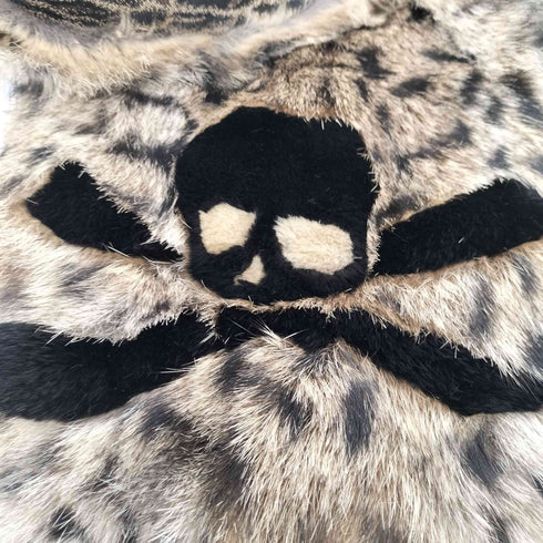 ロエン Roen LEOPARD WOLF FUR MUFFLER メンズ