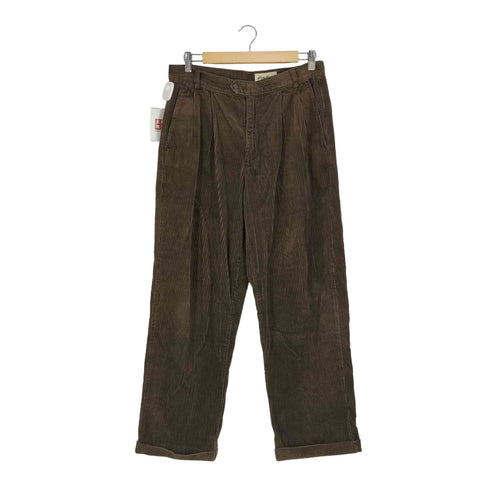 エディーバウアー Eddie Bauer 2タック 太畝 コーデュロイパンツ メンズ 33×30