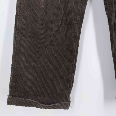 エディーバウアー Eddie Bauer 2タック 太畝 コーデュロイパンツ メンズ 33×30