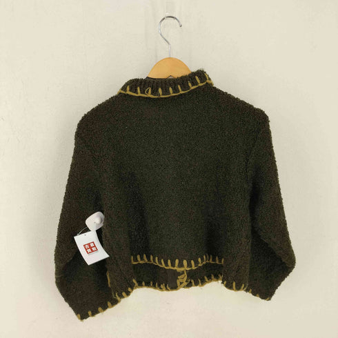 angelo ステッチデザイン カーディガン レディース import:M