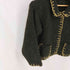 angelo ステッチデザイン カーディガン レディース import:M