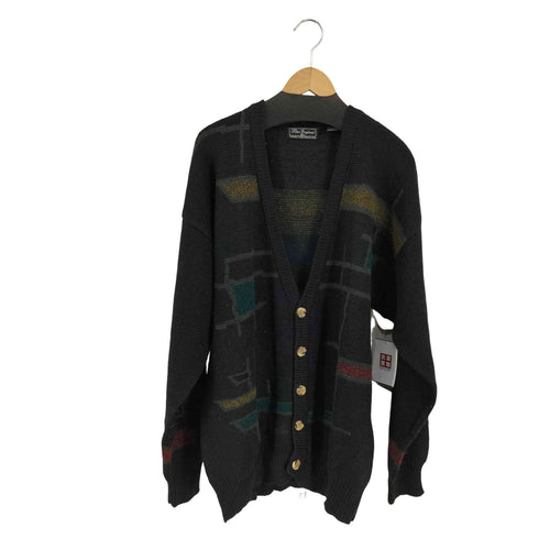 peter england 台湾製 総柄 カーディガン メンズ import:XL