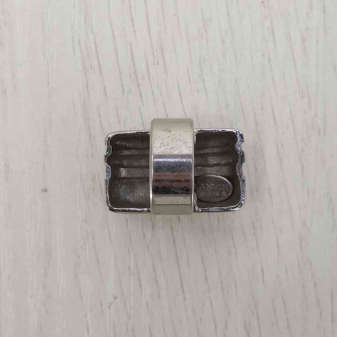 ランバン パリ LANVIN PARIS デザイン シルバー ピンキー リング メンズ 10号