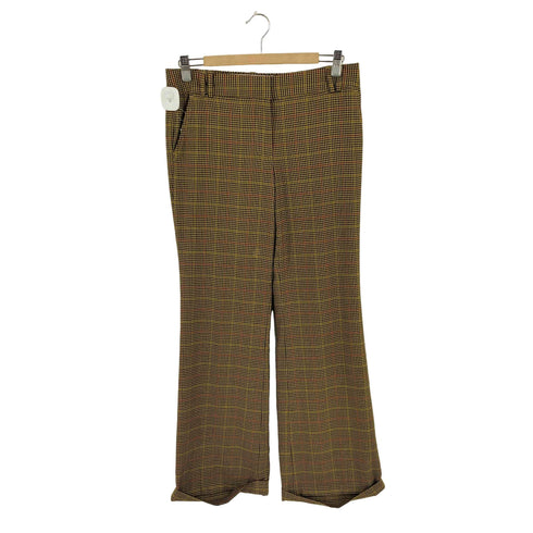 ジェイクルー J.CREW city fit グレンチェック ノータックスラックス メンズ 4
