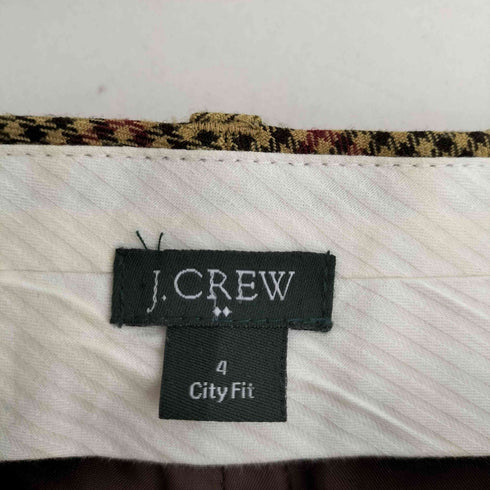 ジェイクルー J.CREW city fit グレンチェック ノータックスラックス メンズ 4
