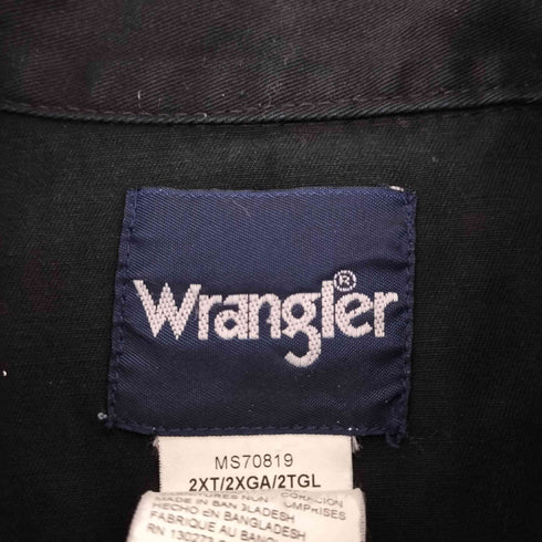 ラングラー Wrangler ツイル ウエスタンシャツ メンズ 2XT