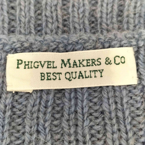 フィグベルメーカーズアンドコー PHIGVEL MAKERS & Co. CAMEL YARN KNIT GROVE メンズ ONE SIZE