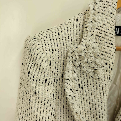 ザラ ZARA 金釦ダブルブレストテーラードジャケット レディース import:L
