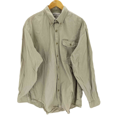 コロンビア Columbia 90-00S タグ ボタンダウンワークシャツ メンズ JPN:XL