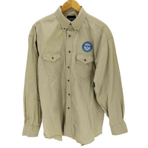 ラングラー Wrangler 00S ワッペン付き ワークシャツ メンズ import:XL