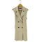 ザラ ZARA フェイクムートン ノースリーブ トレンチコート レディース import:S