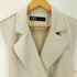 ザラ ZARA フェイクムートン ノースリーブ トレンチコート レディース import:S