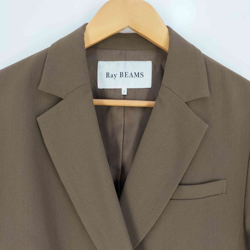 レイビームス Ray BEAMS 2ボタン ダブル クロップド ジャケット レディース JPN:1