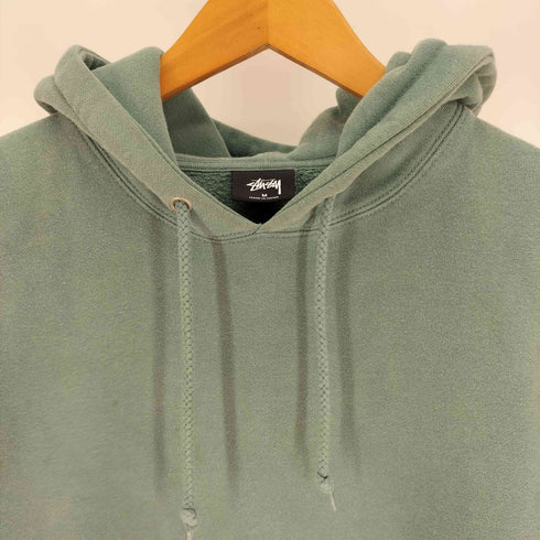 ステューシー Stussy フード ロゴ 刺繍 プルオーバー パーカー メンズ import:M