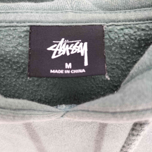 ステューシー Stussy フード ロゴ 刺繍 プルオーバー パーカー メンズ import:M