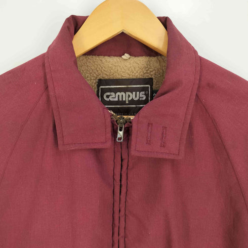 キャンパス CAMPUS 70-80s USA製 IDEALジッパー 裏ボア スウィングトップ ブルゾン メンズ 42