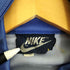 ナイキ NIKE 80s 日本製 紺タグ ロゴ刺繍 ジャージ トラックジャケット レディース import:M