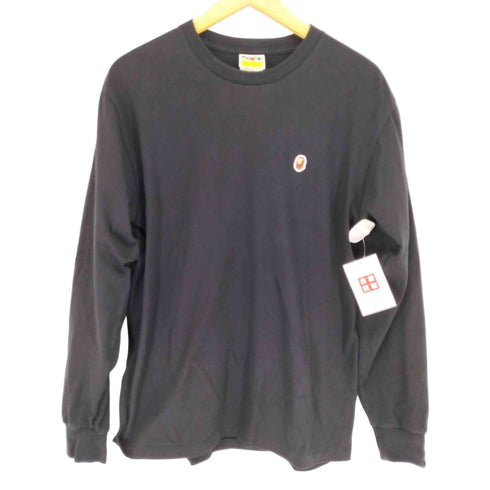 アベイシングエイプ A BATHING APE ONE POINT LS TEE メンズ JPN:L