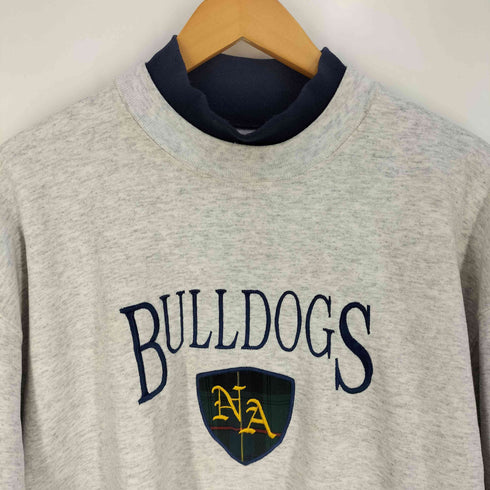 Dodger USA製 BULLDOGS 刺繍 クルーネックスウェット メンズ import:M