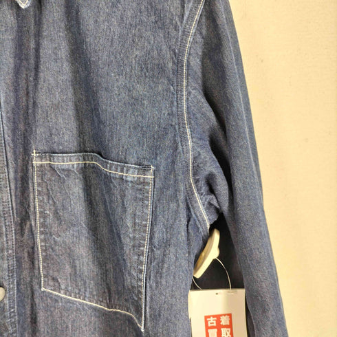 オーラリー AURALEE 21ss HARD TWIST LIGHT DENIM SHIRTS BLOUSON メンズ 4
