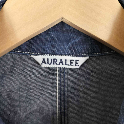 オーラリー AURALEE 21ss HARD TWIST LIGHT DENIM SHIRTS BLOUSON メンズ 4