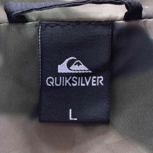 クイックシルバー Quiksilver フルジップ 中綿 ジャケット メンズ import:L