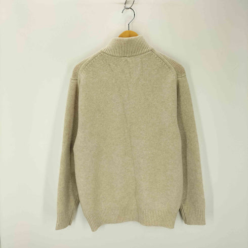 ユニクロ UNIQLO スフレヤーンハーフジップセーター メンズ JPN:L