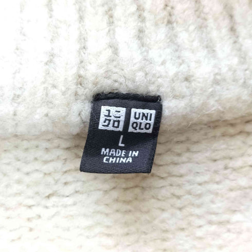 ユニクロ UNIQLO スフレヤーンハーフジップセーター メンズ JPN:L