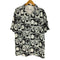 ChArmkpR 顔 フェイス 総柄 ポリ S/S シャツ アート シャツ メンズ import:L