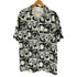 ChArmkpR 顔 フェイス 総柄 ポリ S/S シャツ アート シャツ メンズ import:L