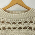 ザラ ZARA Ecru Open Knit Sweater レディース import:S