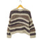 ザラ ZARA パッチワークニット 継ぎ接ぎデザインニット レディース import:M