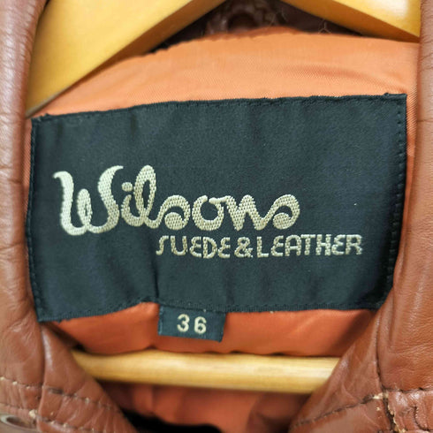 ウィルソン Wilsons Leather GENUINE LEATHER JACKET メンズ 36