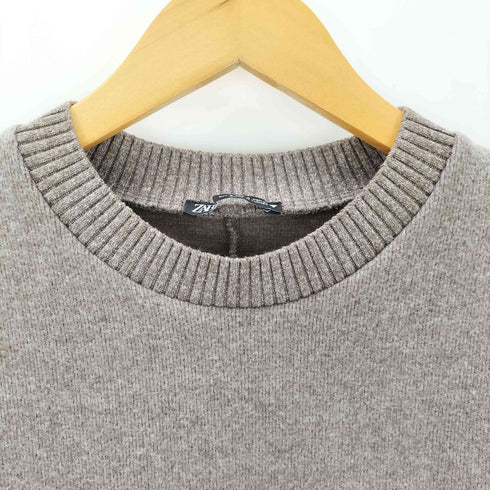 ザラ ZARA SOFT SWEATER クルーネック裁断ニット レディース import:S