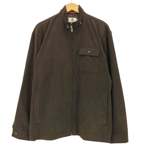 ハッシュパピーズ HUSH PUPPIES ピーチスキン スタンドカラージャケット メンズ LL