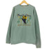 オニータ ONEITA 90s USA製 Mardi gras サーマル地 クルーネックスウェット メンズ import:XL