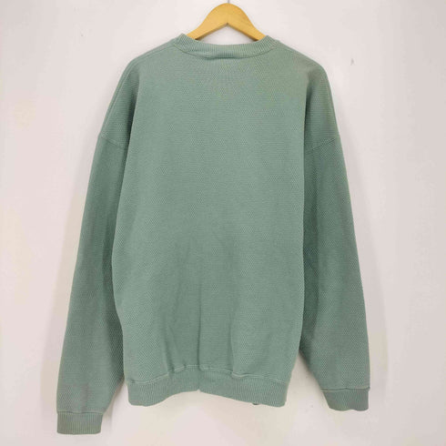 オニータ ONEITA 90s USA製 Mardi gras サーマル地 クルーネックスウェット メンズ import:XL