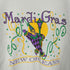 オニータ ONEITA 90s USA製 Mardi gras サーマル地 クルーネックスウェット メンズ import:XL