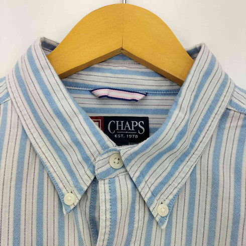 チャップス CHAPS ストライプ ボタンダウンシャツ メンズ L/G