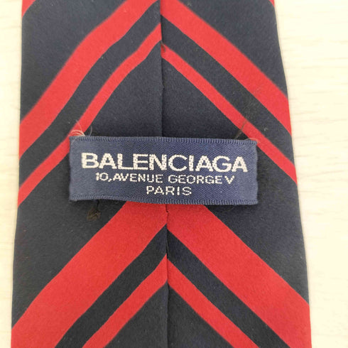 バレンシアガ BALENCIAGA 総柄 シルク ネクタイ メンズ