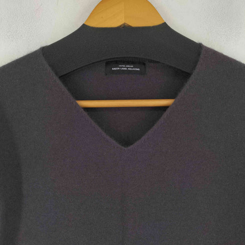 ユナイテッドアローズグリーンレーベルリラクシング UNITED ARROWS green label relaxing DテンジクVネックニットセーター レディース FREE