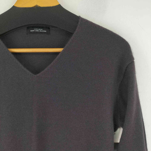 ユナイテッドアローズグリーンレーベルリラクシング UNITED ARROWS green label relaxing DテンジクVネックニットセーター レディース FREE