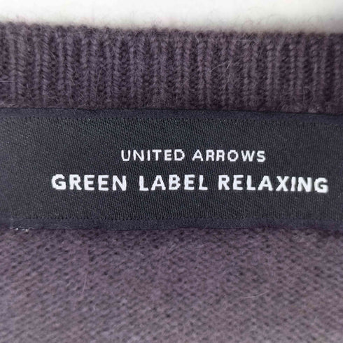 ユナイテッドアローズグリーンレーベルリラクシング UNITED ARROWS green label relaxing DテンジクVネックニットセーター レディース FREE
