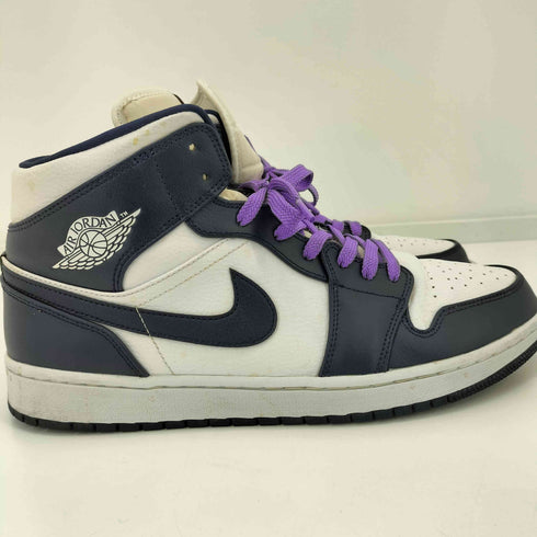 ジョーダンブランド JORDAN BRAND Air Jordan 1 Mid White Metallic Gold Obsidian メンズ JPN:30