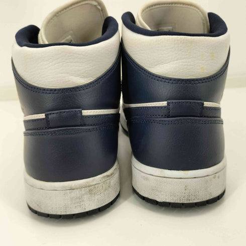 ジョーダンブランド JORDAN BRAND Air Jordan 1 Mid White Metallic Gold Obsidian メンズ JPN:30