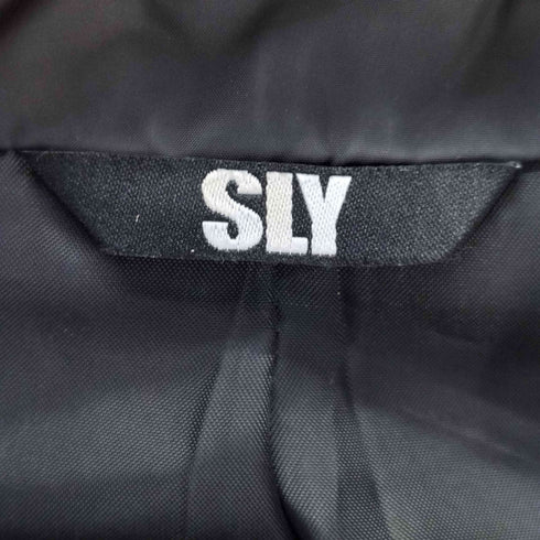 スライ SLY 中綿 ナイロン ライダースジャケット レディース JPN:2